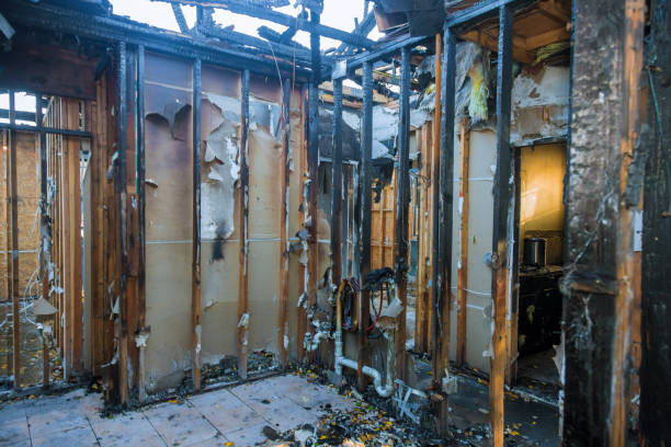 Professional Fire Damage Repair technician working in Farmington, PA